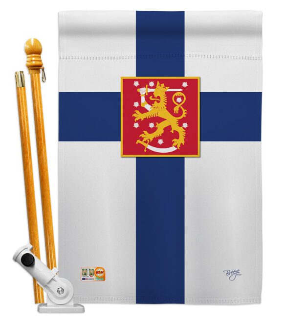 Finland - Nationality Flags of the World Vertical Impressions Decorative Flags HG108103 Made In USA - Image 5