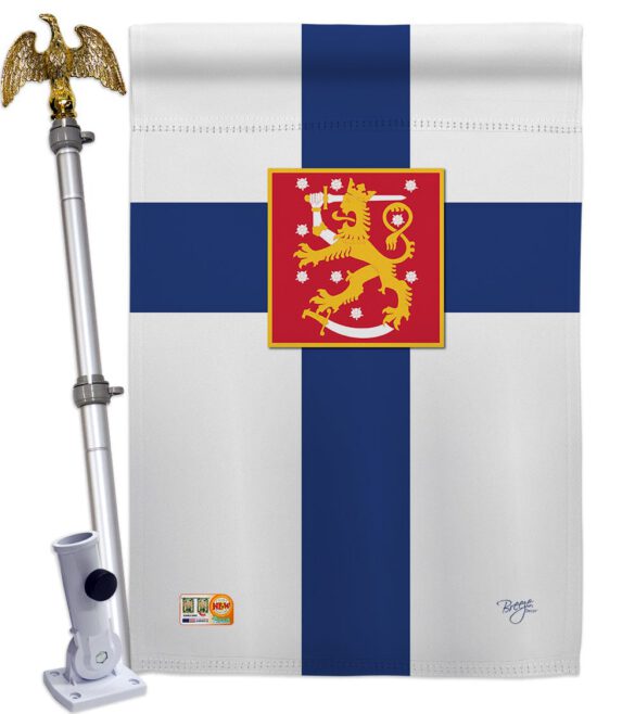 Finland - Nationality Flags of the World Vertical Impressions Decorative Flags HG108103 Made In USA - Image 13