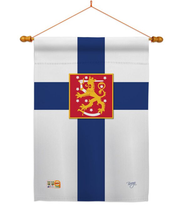 Finland - Nationality Flags of the World Vertical Impressions Decorative Flags HG108103 Made In USA - Image 14