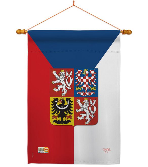 Czech - Nationality Flags of the World Vertical Impressions Decorative Flags HG108120 Made In USA - Image 14