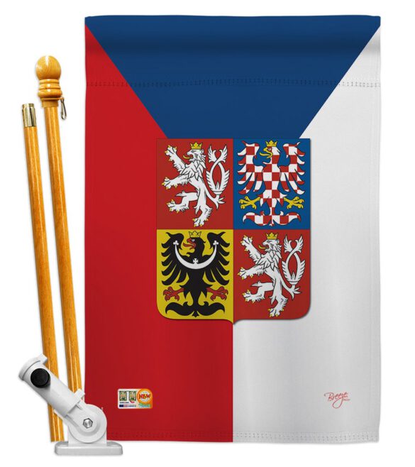 Czech - Nationality Flags of the World Vertical Impressions Decorative Flags HG108120 Made In USA - Image 5