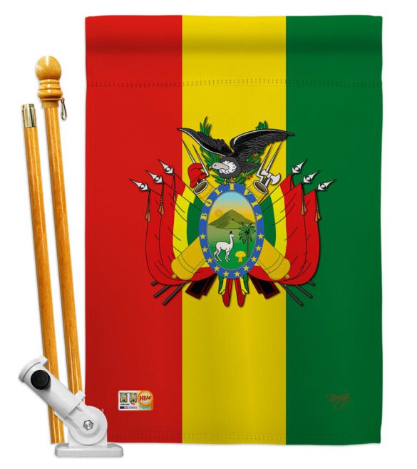 Bolivia - Nationality Flags of the World Vertical Impressions Decorative Flags HG108155 Made In USA - Image 5