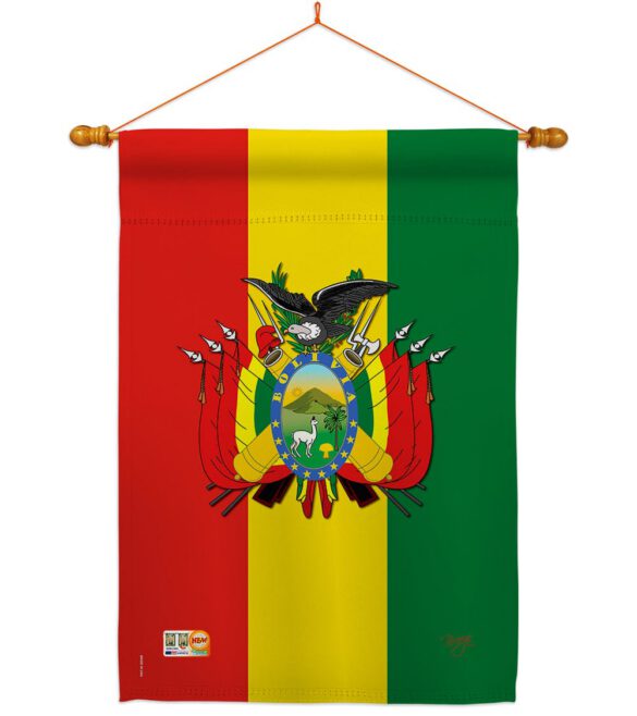 Bolivia - Nationality Flags of the World Vertical Impressions Decorative Flags HG108155 Made In USA - Image 14