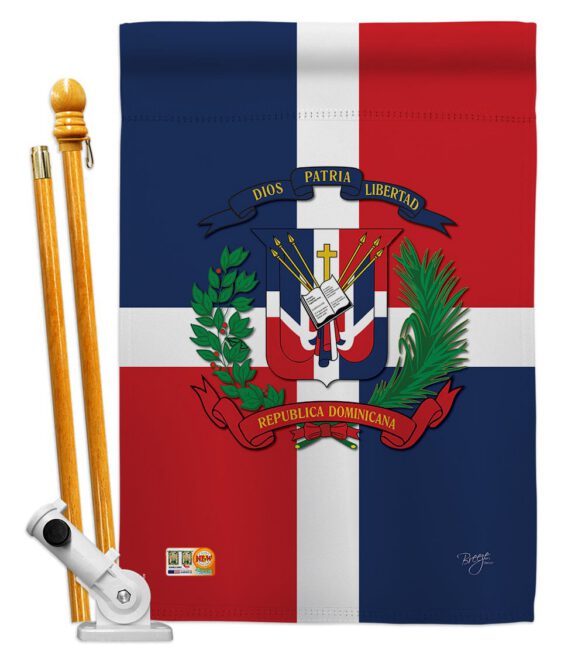 Dominican Republic - Nationality Flags of the World Vertical Impressions Decorative Flags HG108156 Made In USA - Image 5