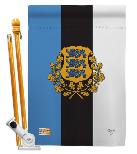 Estonia - Nationality Flags of the World Vertical Impressions Decorative Flags HG108171 Made In USA - Image 5
