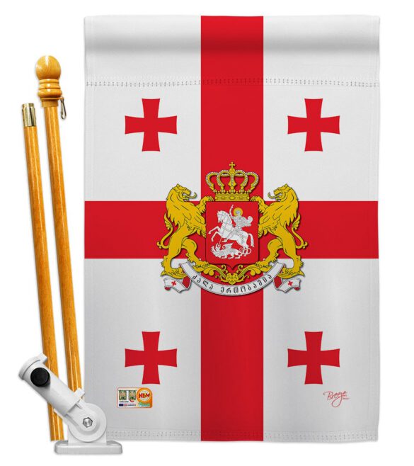 Georgia Republic - Nationality Flags of the World Vertical Impressions Decorative Flags HG108212 Made In USA - Image 5