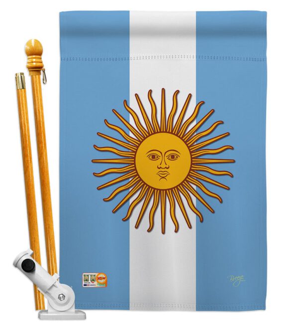 Argentina - Nationality Flags of the World Vertical Impressions Decorative Flags HG108214 Made In USA - Image 6