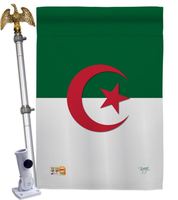 Algeria - Nationality Flags of the World Vertical Impressions Decorative Flags HG108216 Made In USA - Image 14