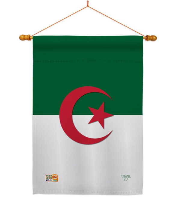 Algeria - Nationality Flags of the World Vertical Impressions Decorative Flags HG108216 Made In USA - Image 15