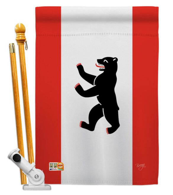 Berlin - Nationality Flags of the World Vertical Impressions Decorative Flags HG108232 Made In USA - Image 5