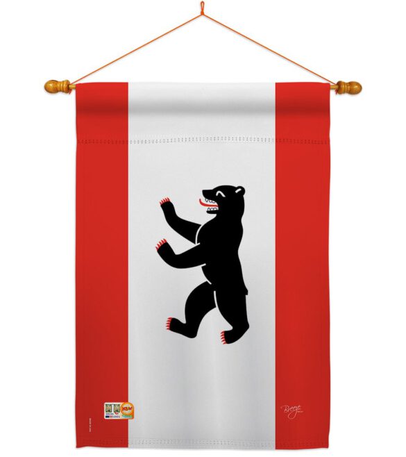 Berlin - Nationality Flags of the World Vertical Impressions Decorative Flags HG108232 Made In USA - Image 14