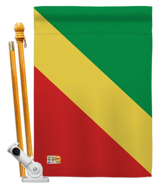 Congo - Nationality Flags of the World Vertical Impressions Decorative Flags HG108293 Made In USA - Image 5