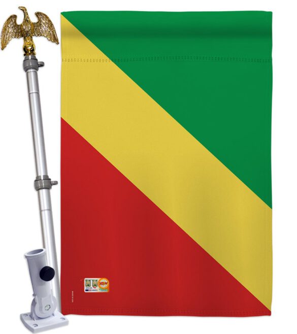 Congo - Nationality Flags of the World Vertical Impressions Decorative Flags HG108293 Made In USA - Image 13