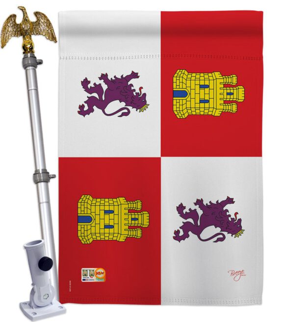 Castile and León - Nationality Flags of the World Vertical Impressions Decorative Flags HG108323 Made In USA - Image 13