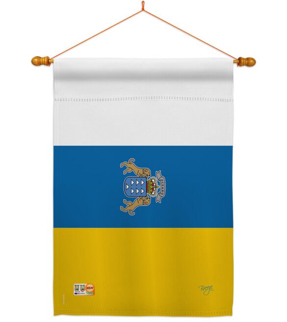 Canary Islands - Nationality Flags of the World Vertical Impressions Decorative Flags HG108375 Made In USA - Image 14
