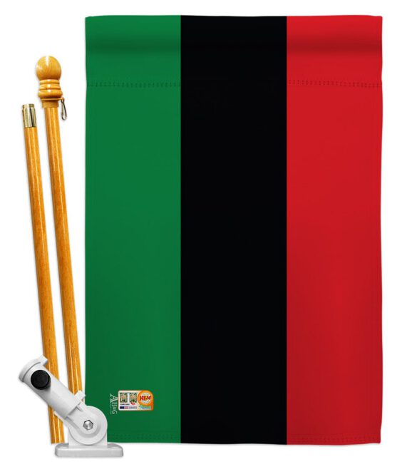African American - Nationality Flags of the World Vertical Impressions Decorative Flags HG140001 Made In USA - Image 6