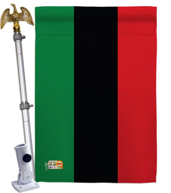 African American - Nationality Flags of the World Vertical Impressions Decorative Flags HG140001 Made In USA - Image 14