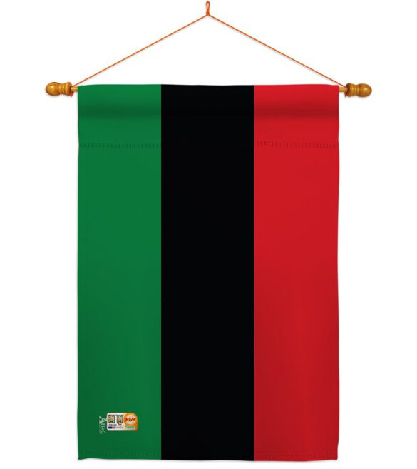 African American - Nationality Flags of the World Vertical Impressions Decorative Flags HG140001 Made In USA - Image 15