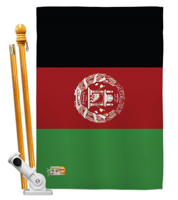 Afghanistan - Nationality Flags of the World Vertical Impressions Decorative Flags HG140002 Made In USA - Image 6