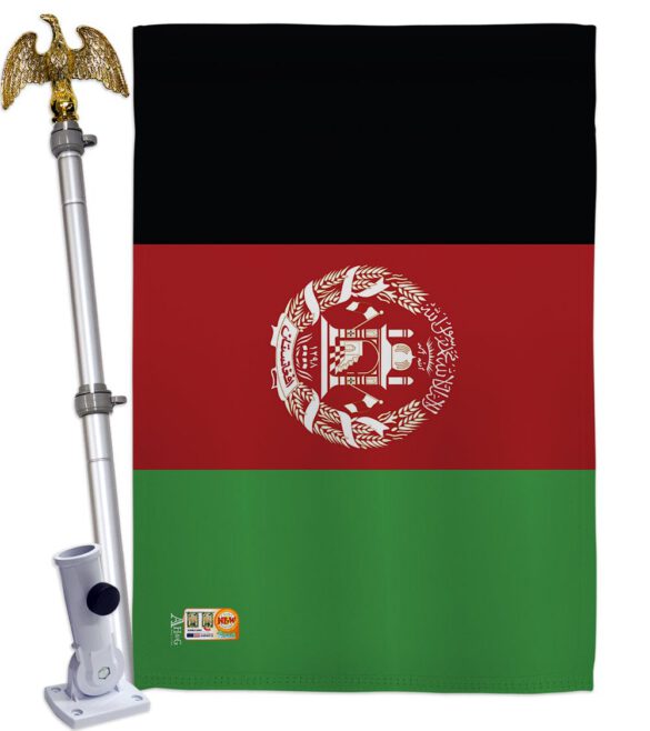 Afghanistan - Nationality Flags of the World Vertical Impressions Decorative Flags HG140002 Made In USA - Image 14