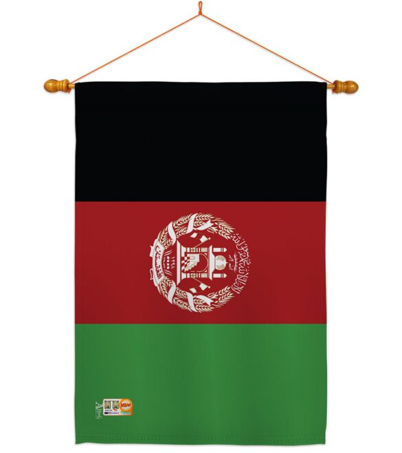Afghanistan - Nationality Flags of the World Vertical Impressions Decorative Flags HG140002 Made In USA - Image 15