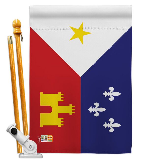 Acadiana - Nationality Flags of the World Vertical Impressions Decorative Flags HG140004 Made In USA - Image 6
