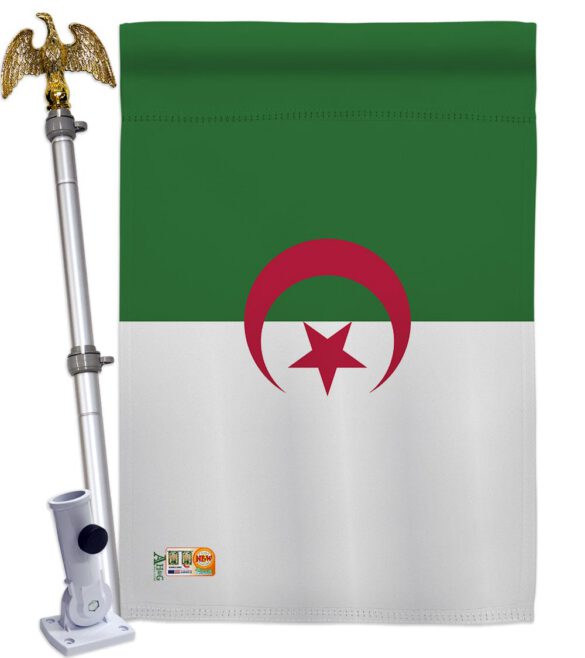 Algeria - Nationality Flags of the World Vertical Impressions Decorative Flags HG140005 Made In USA - Image 14