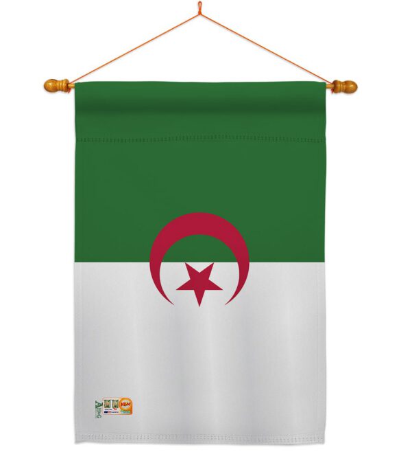 Algeria - Nationality Flags of the World Vertical Impressions Decorative Flags HG140005 Made In USA - Image 15