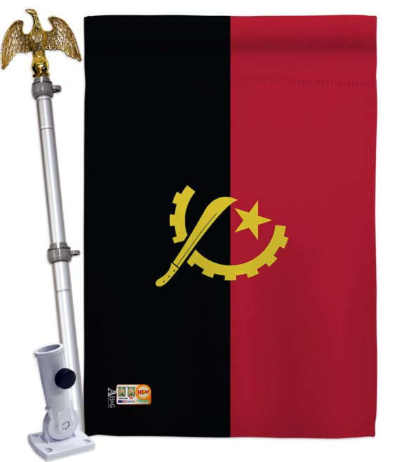 Angola - Nationality Flags of the World Vertical Impressions Decorative Flags HG140007 Made In USA - Image 14