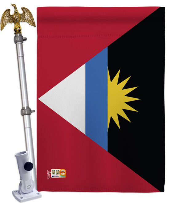 Antigua & Barbuda - Nationality Flags of the World Vertical Impressions Decorative Flags HG140009 Made In USA - Image 14