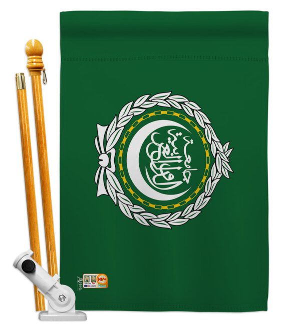 Arab League - Nationality Flags of the World Vertical Impressions Decorative Flags HG140011 Made In USA - Image 6
