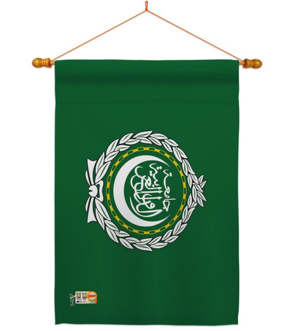 Arab League - Nationality Flags of the World Vertical Impressions Decorative Flags HG140011 Made In USA - Image 15
