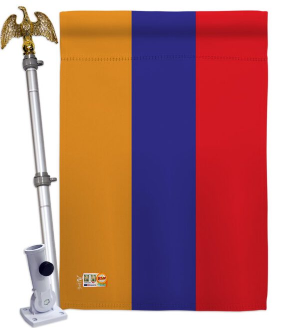 Armenia - Nationality Flags of the World Vertical Impressions Decorative Flags HG140012 Made In USA - Image 14