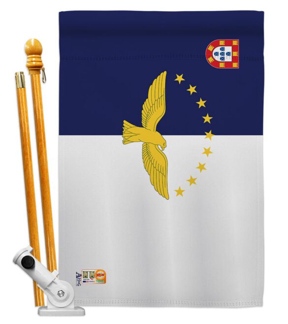Azores - Nationality Flags of the World Vertical Impressions Decorative Flags HG140019 Made In USA - Image 6