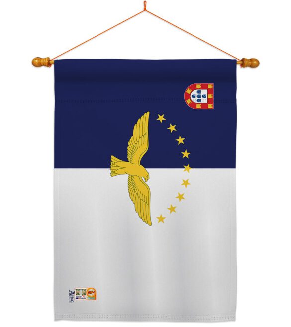Azores - Nationality Flags of the World Vertical Impressions Decorative Flags HG140019 Made In USA - Image 15