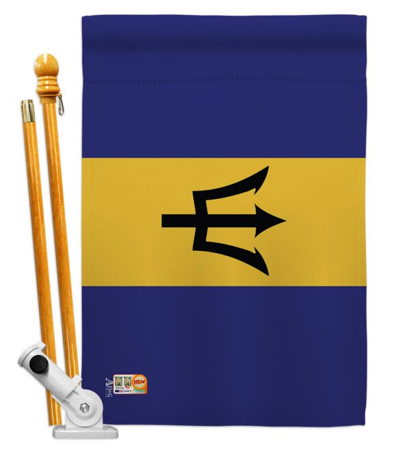 Barbados - Nationality Flags of the World Vertical Impressions Decorative Flags HG140023 Made In USA - Image 6
