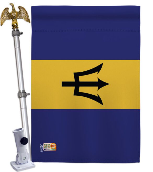 Barbados - Nationality Flags of the World Vertical Impressions Decorative Flags HG140023 Made In USA - Image 14