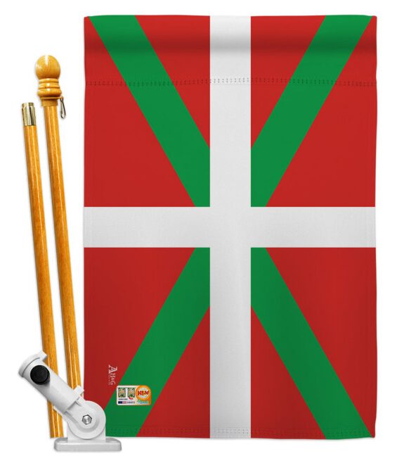 Basque Lands - Nationality Flags of the World Vertical Impressions Decorative Flags HG140024 Made In USA - Image 6