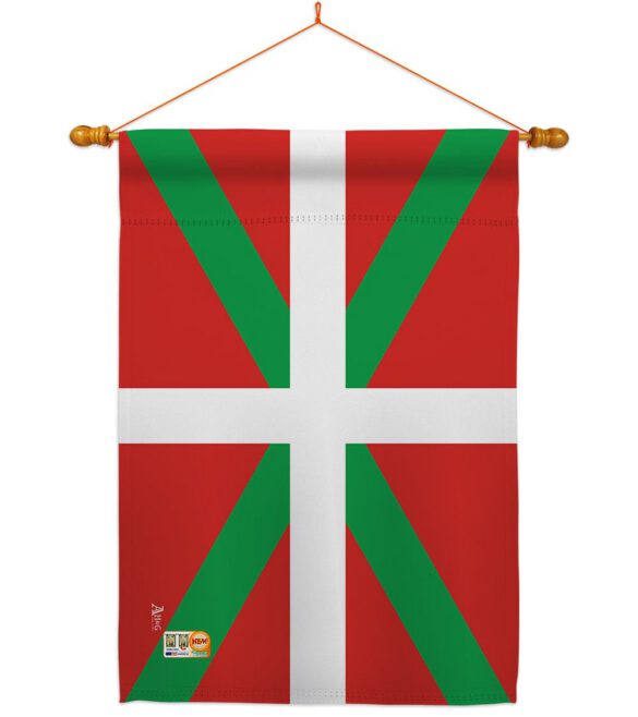 Basque Lands - Nationality Flags of the World Vertical Impressions Decorative Flags HG140024 Made In USA - Image 15