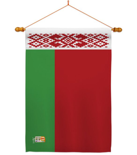 Belarus - Nationality Flags of the World Vertical Impressions Decorative Flags HG140026 Made In USA - Image 14