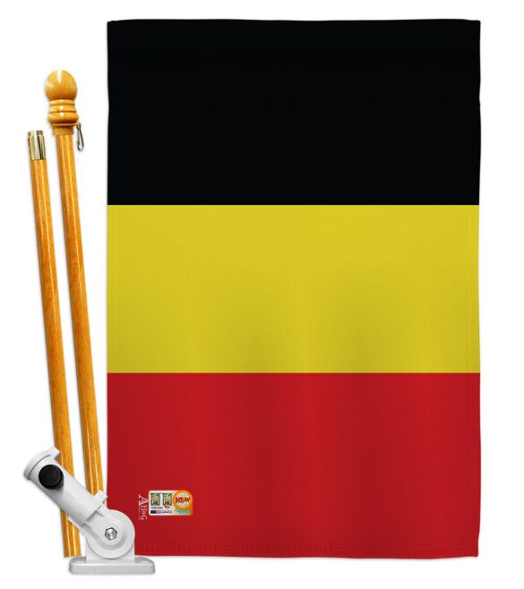 Belgium - Nationality Flags of the World Vertical Impressions Decorative Flags HG140027 Made In USA - Image 5