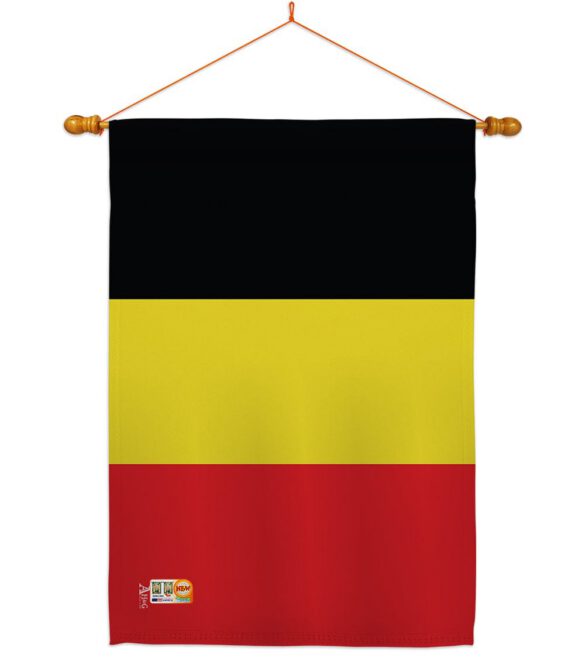 Belgium - Nationality Flags of the World Vertical Impressions Decorative Flags HG140027 Made In USA - Image 14