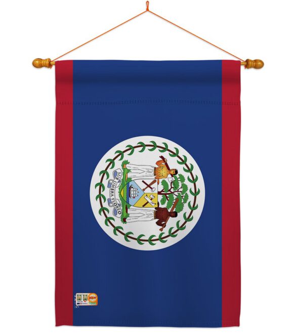 Belize - Nationality Flags of the World Vertical Impressions Decorative Flags HG140028 Made In USA - Image 14
