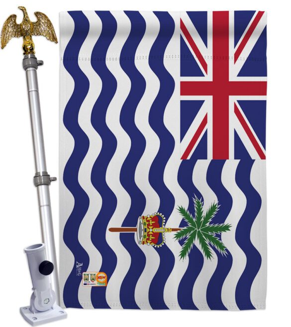 British Indian Ocean Territory - Nationality Flags of the World Vertical Impressions Decorative Flags HG140038 Made In USA - Image 13