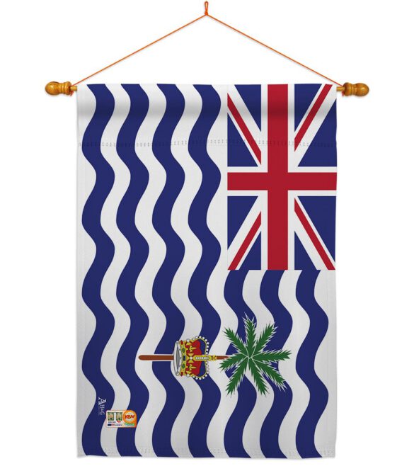 British Indian Ocean Territory - Nationality Flags of the World Vertical Impressions Decorative Flags HG140038 Made In USA - Image 14