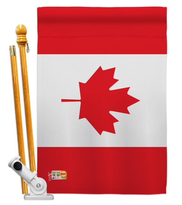 Canada - Nationality Flags of the World Vertical Impressions Decorative Flags HG140046 Made In USA - Image 5