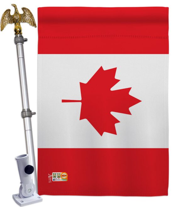 Canada - Nationality Flags of the World Vertical Impressions Decorative Flags HG140046 Made In USA - Image 13