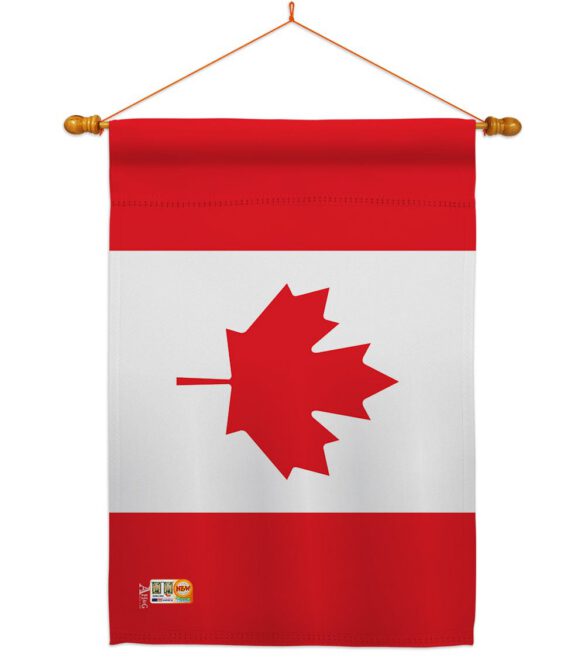 Canada - Nationality Flags of the World Vertical Impressions Decorative Flags HG140046 Made In USA - Image 14
