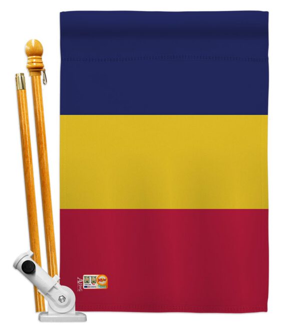 Chad - Nationality Flags of the World Vertical Impressions Decorative Flags HG140050 Made In USA - Image 5