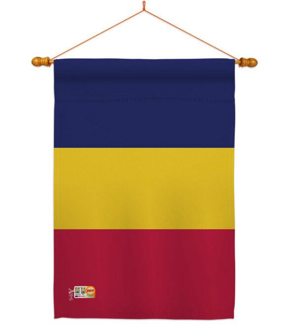 Chad - Nationality Flags of the World Vertical Impressions Decorative Flags HG140050 Made In USA - Image 14